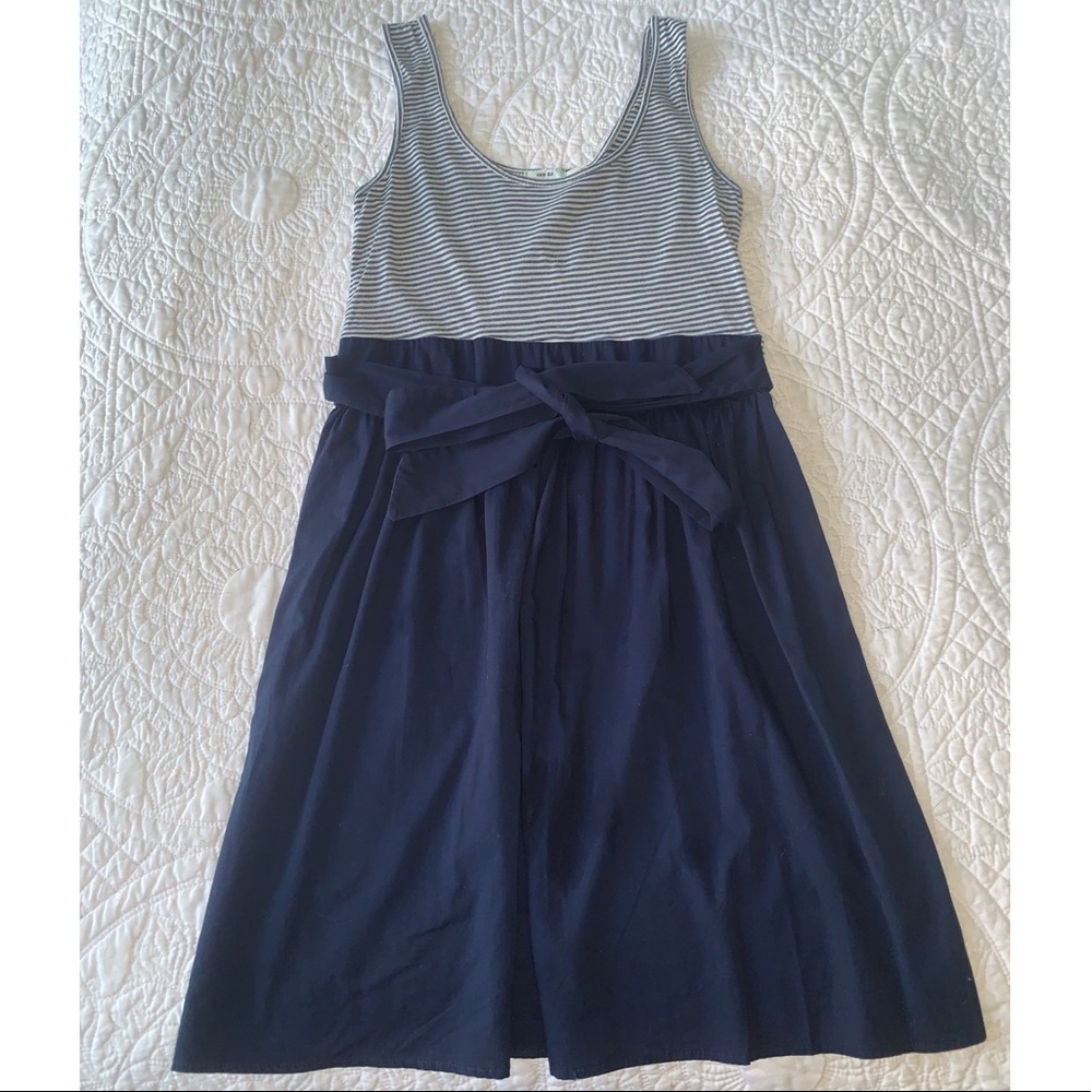 Urban Outfitters navy and white dress